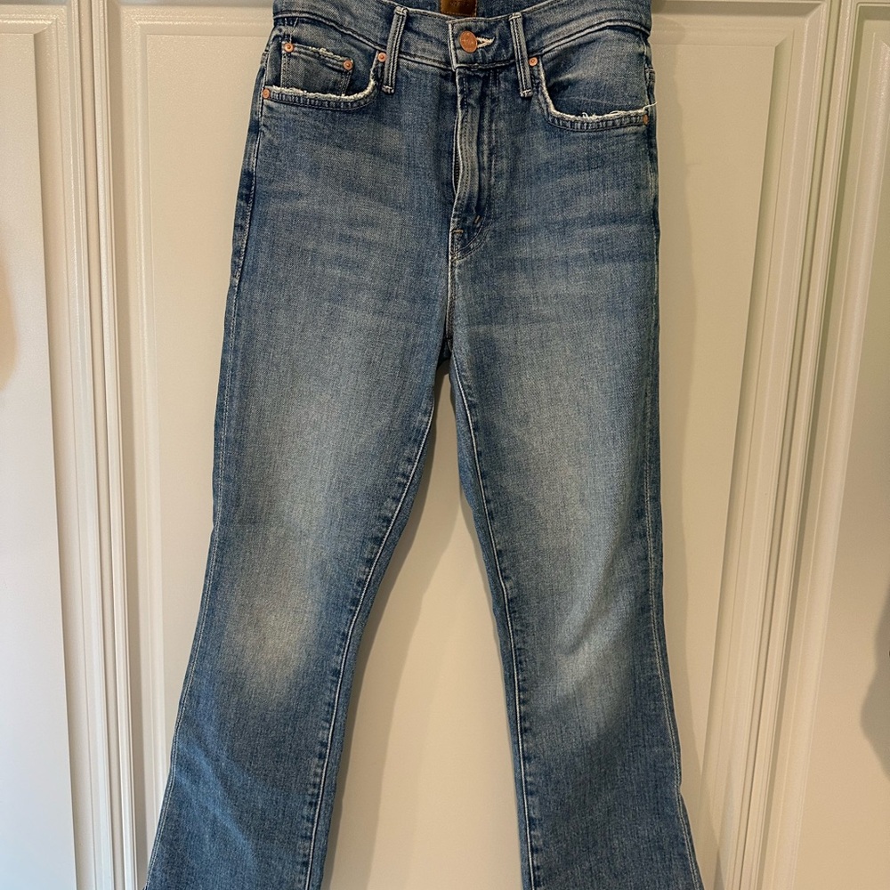 MOTHER insider crop step fray size 24